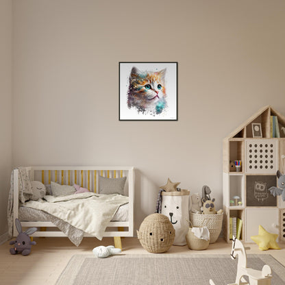 Sweet Kitten - Metal Framed Poster