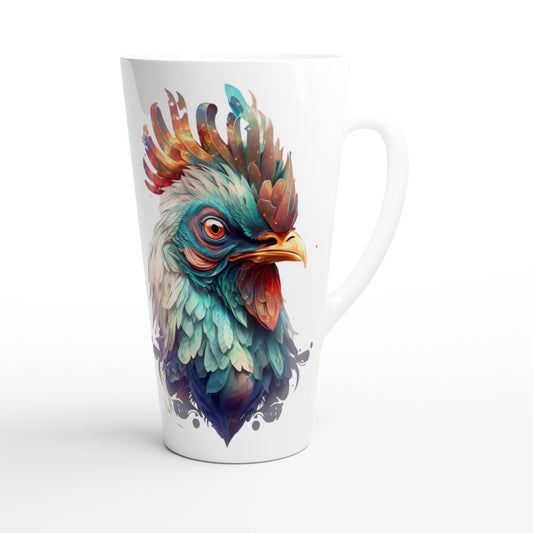 Fantasy Outraged Rooster - 17oz Ceramic Mug