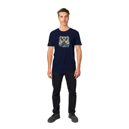 Glittered Fantasy Owl - Unisex Crewneck T-shirt