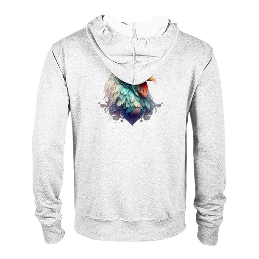 Fantasy Outraged Rooster - Unisex Zip Hoodie