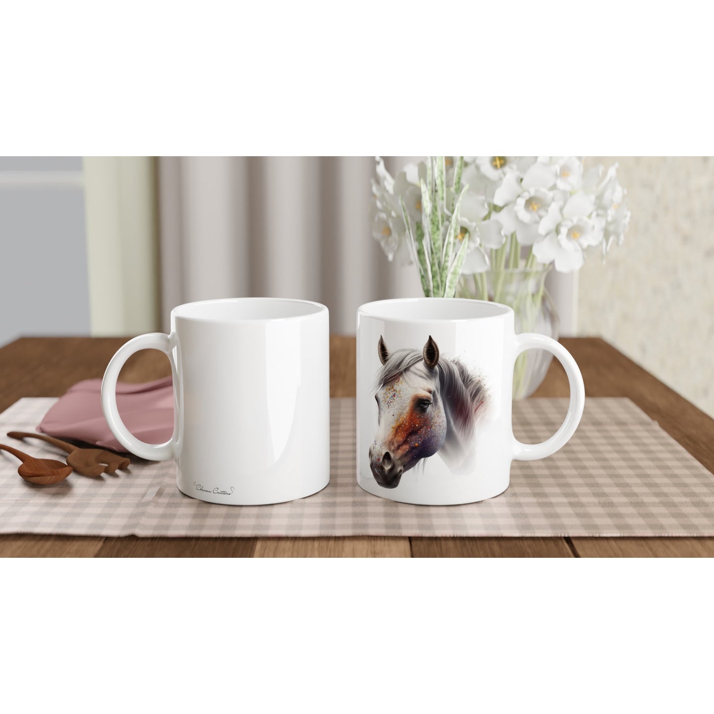 Shiny and Peaceful Fantasy Horse - 11oz Ceramic Mug