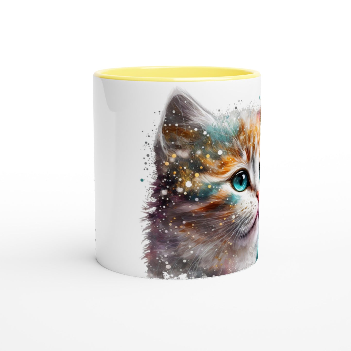 Sweet Kitten - 11oz Ceramic Mug with Color Inside