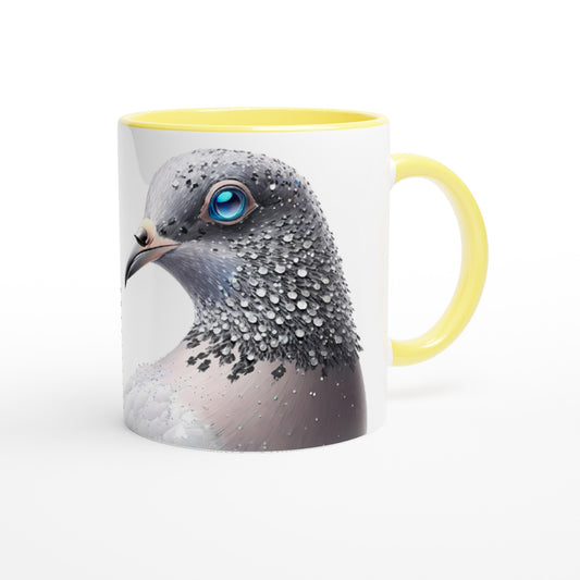 Dove - 11oz Ceramic Mug with Color Inside