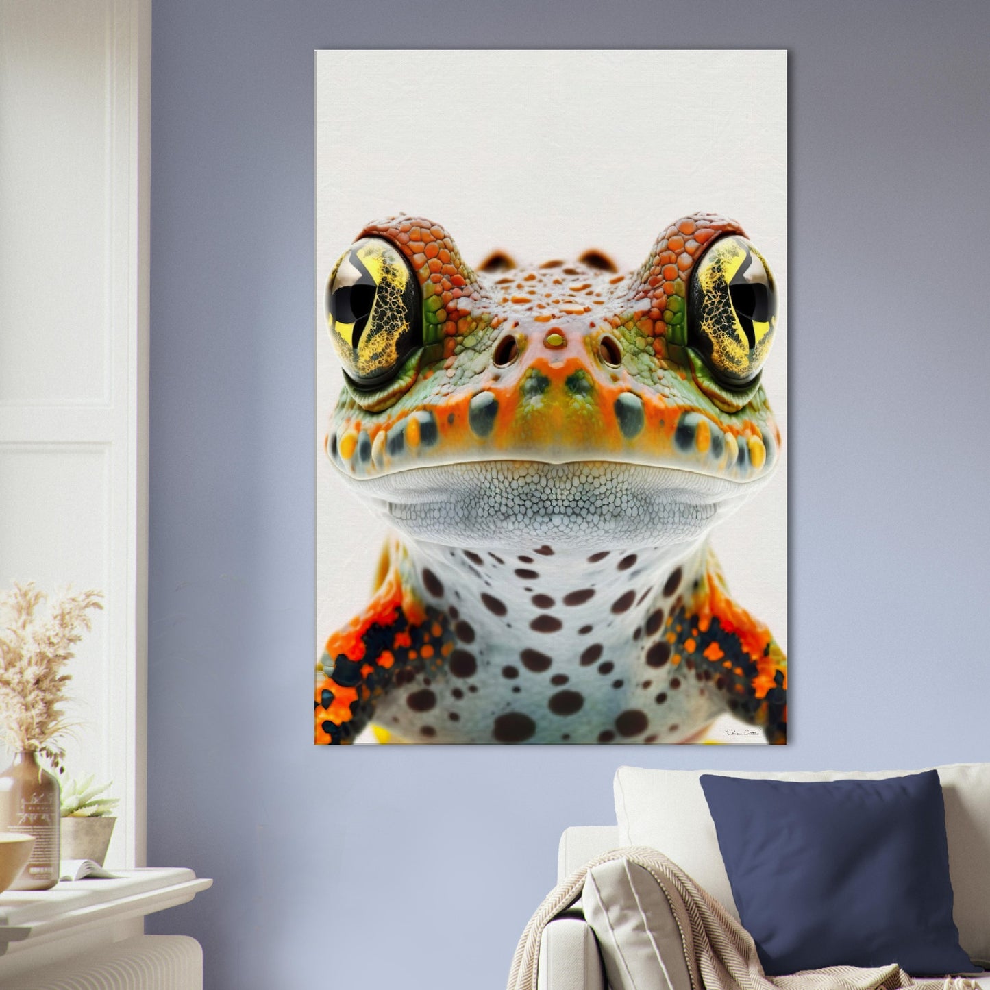 Harlequin Frog - Canvas
