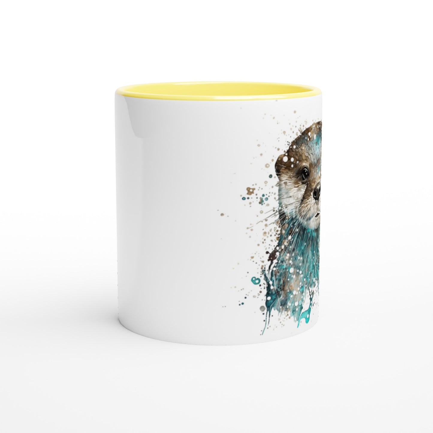 Otter - 11oz Ceramic Mug with Color Inside