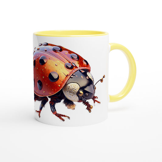 Ladybug - 11oz Ceramic Mug with Color Inside
