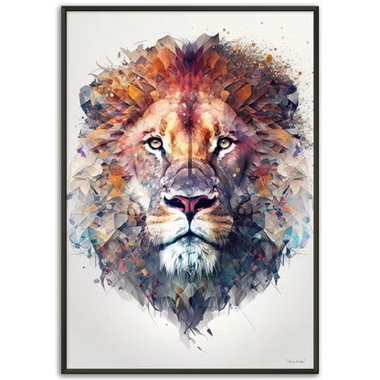Lion - Metal Framed Poster