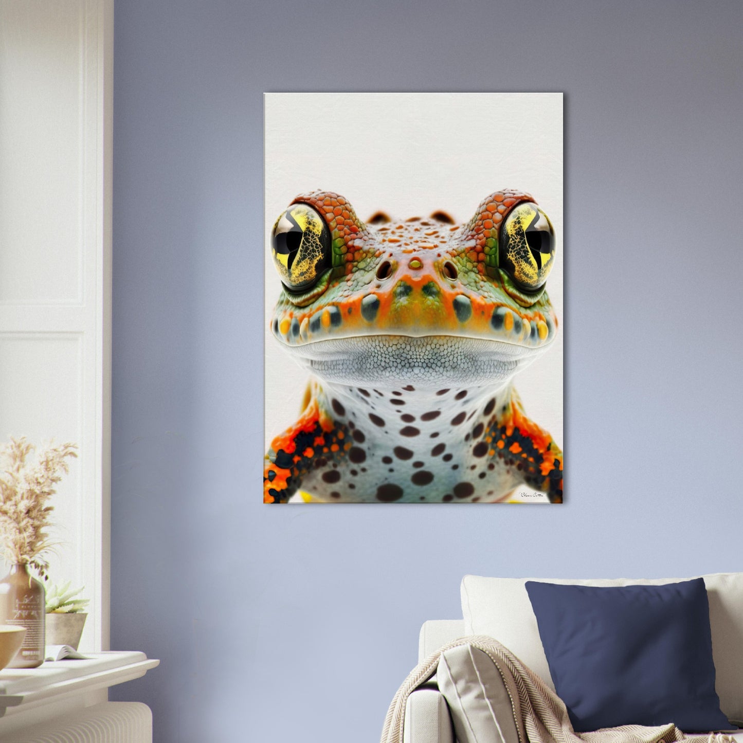 Harlequin Frog - Canvas