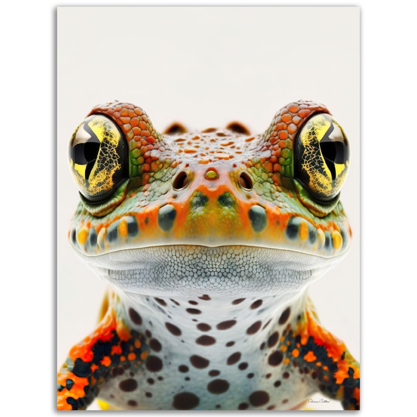 Harlequin Frog - Aluminium