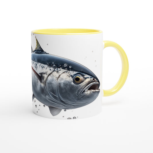 Realistic Tuna - 11oz Ceramic Mug with Color Inside