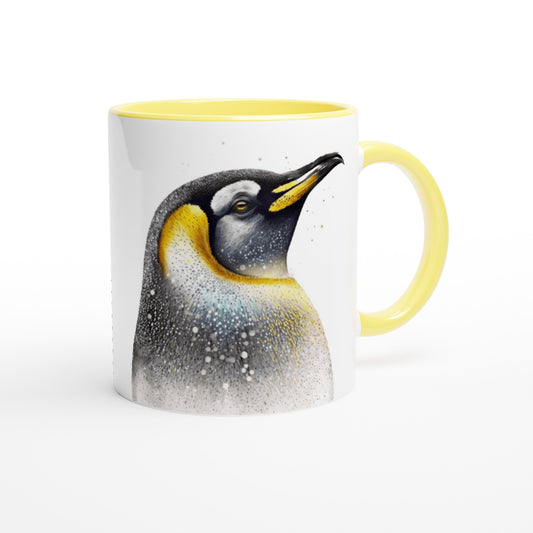 Emperor Penguin - 11oz Ceramic Mug with Color Inside