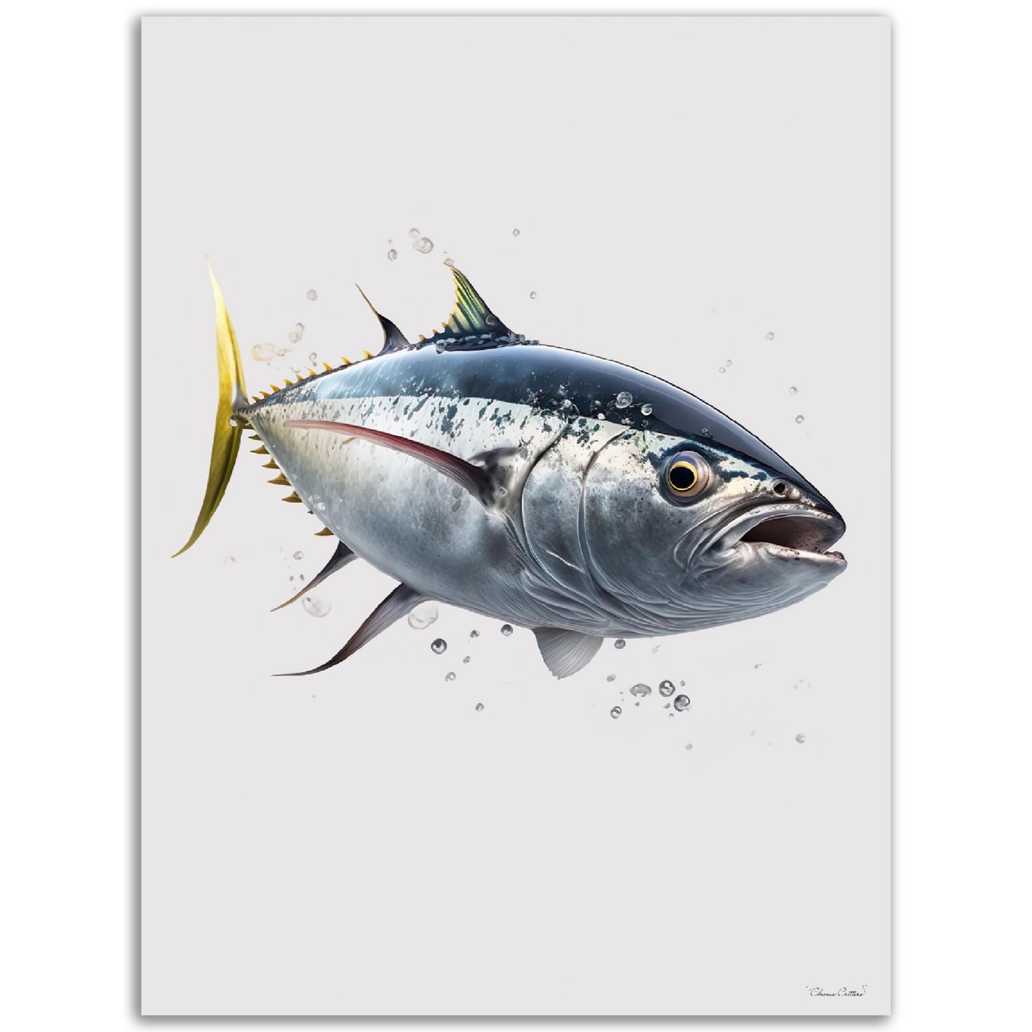Realistic Tuna - Aluminium